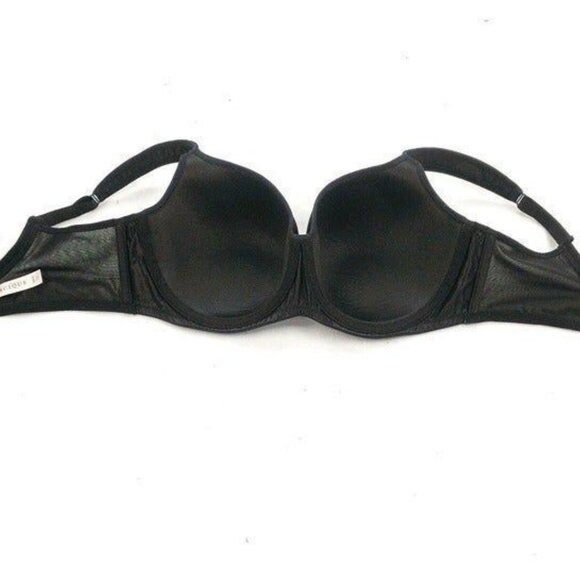 Cacique Lane Bryant Bra Smooth Balconette Underwire Plus Size 46D Black - Picture 7 of 10